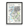 Custom Street Map Wall Art