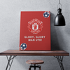 Glory Glory Man Utd Wall Art - The Mortal Soul
