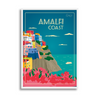 Amalfi Coast Italy Poster - The Mortal Soul