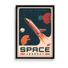 Space Journey - Galaxy Explore Wall Art - The Mortal Soul
