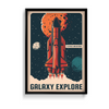 Galaxy Explore - To Space and beyond Wall Art - The Mortal Soul