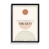Your mindset is the key Quote Wall Art - The Mortal Soul