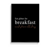 Eat glitter for breakfast and shine all day Quote Wall Art - The Mortal Soul