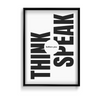 Think before you speak Poster - The Mortal Soul