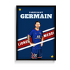 Paris Saint Germain - PSG Messi Poster - The Mortal Soul