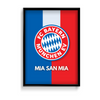 Bayern Munich - Mia San Mia Premium Wall Art - The Mortal Soul