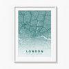 London City Street Map Art - The Mortal Soul