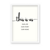 This is us Quote Wall Art