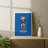 Captain America Kid Poster - The Mortal Soul