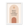 Don't make yourself a loser Quote Wall Art - The Mortal Soul