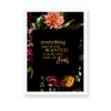 Everything you have ever wanted Fear Wall Art - The Mortal Soul