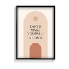 Don't make yourself a loser Quote Wall Art - The Mortal Soul