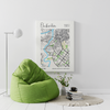 Custom Street Map Wall Art - The Mortal Soul