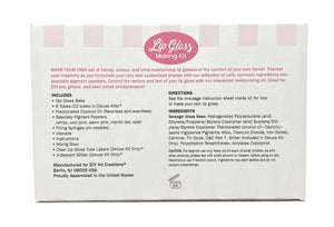 DIY Lip Gloss Kit Box back info panel