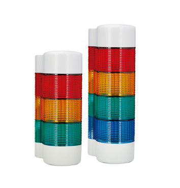 WALL MOUNT STEADY/FLASH LED, RED/AMBER/GREEN/BZR, 24V - Qlight
