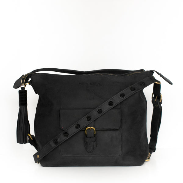 Kamopa New Leather Handbags Convertible Travel Shoulder Bag Fashion Oil Wax Genuine Leather Cowhide Backpacks for Women