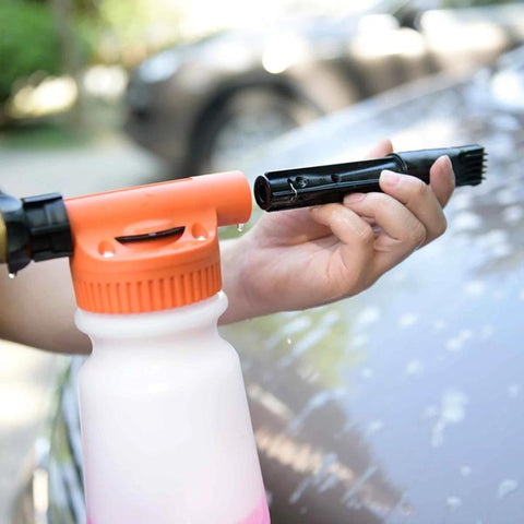 Carcarez Multi-Purpose Foam Gun w. 900ml Bottle to spray foam on Car Product Image