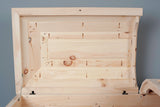 Casket Shell, Craftsman Raised Panel, Solid Wood – Casket Builder Supply