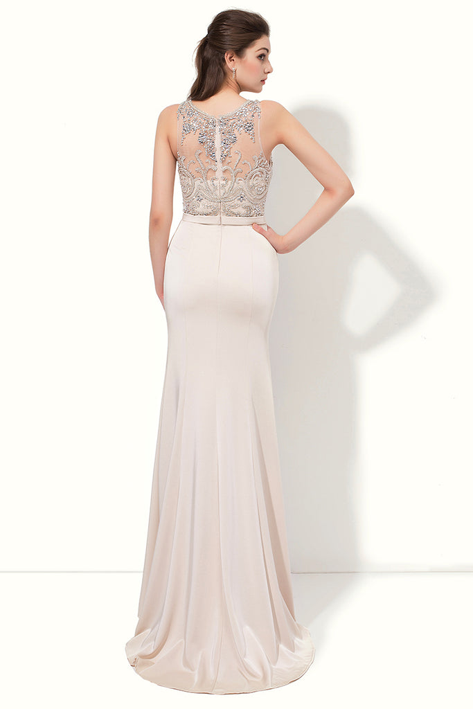 Beign Modest Long Evening Dress With Belt Prom Dress, LX414 – luladress