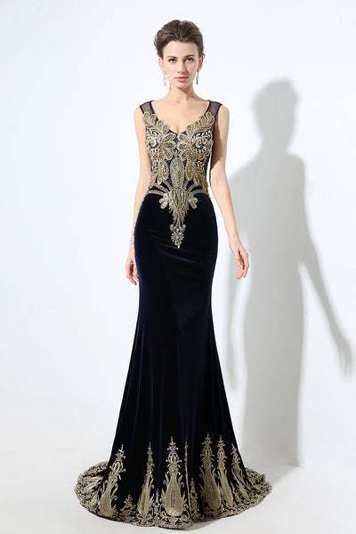 Black Mermaid Formal Prom Dresses Long Evening Party Dress, BS03 ...
