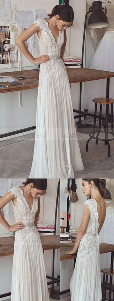 Elegant Lace A-Line Wedding Dresses,BW97125 – luladress
