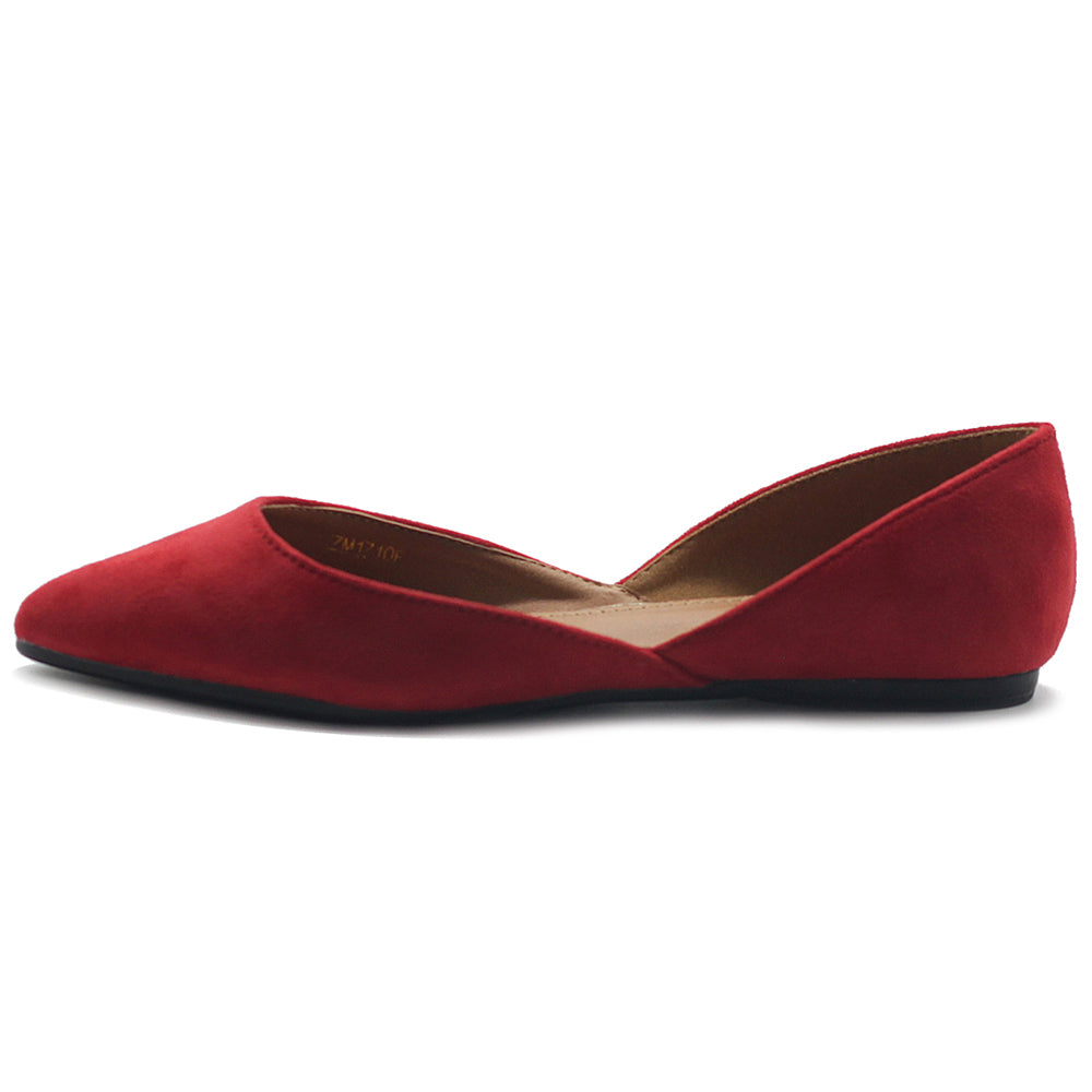 burgundy dolly shoes