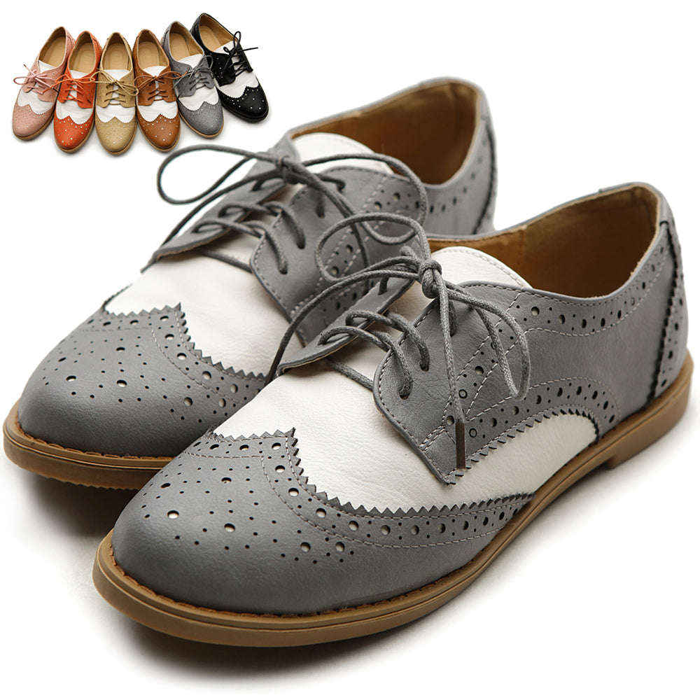 two tone oxfords womens