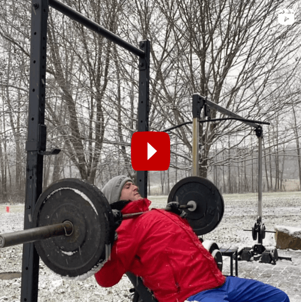 Super Yoked Chest & Back in the Snow w/ CoryG | MAX EFFORT MUSCLE SUPERSETS