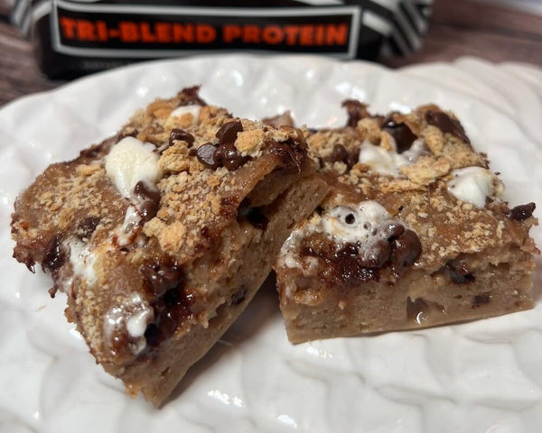 Satisfy Your Sweet Tooth with Tri-Blend S'mores Protein Blondies w/ Coach Kiki