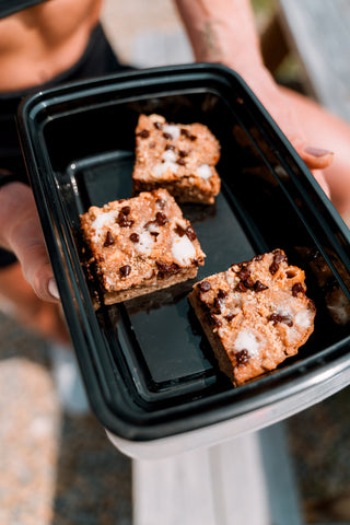 Satisfy Your Sweet Tooth with Tri-Blend S'mores Protein Blondies w/ Coach Kiki