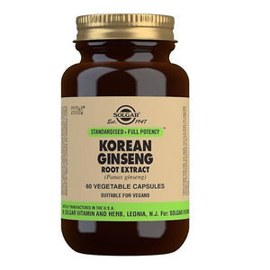 Coréen Ginseng Extrait racine (60 capsules) - Soutient en cas de fatigue