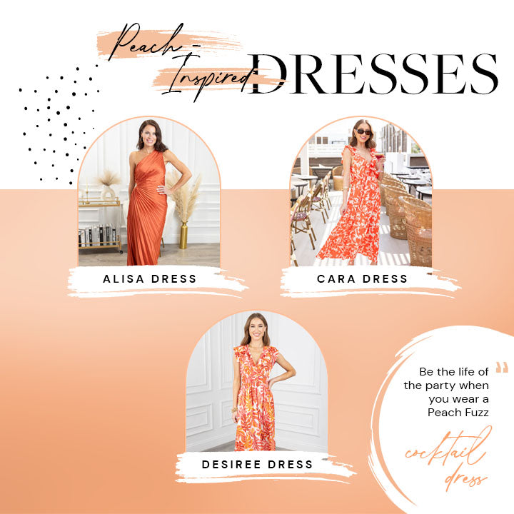 Peach-Inspired Dresses