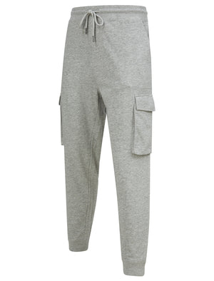 Frankie Multi-Pocket Cargo Style Cuffed Joggers in Light Grey Marl - triatloandratx