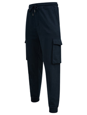 Frankie Multi-Pocket Cargo Style Cuffed Joggers in Sky Captain Navy - triatloandratx