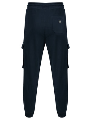 Frankie Multi-Pocket Cargo Style Cuffed Joggers in Sky Captain Navy - triatloandratx