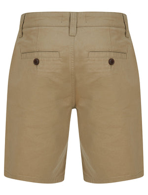 Somero Cotton Twill Chino Shorts in Stone - triatloandratx