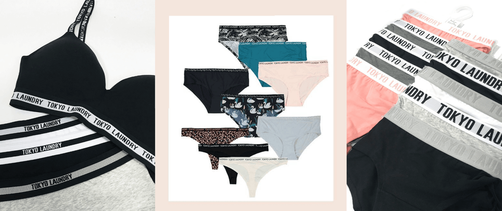 Women's underwear available at Tokyo Laundry