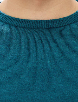 Olsen Soft Cashmillon Crew Neck Jumper In Kingfisher Blue - Kensington Eastside