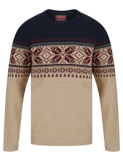 Men's Gullfoss 2 Nordic Fair Isle Jacquard Knit Jumper with