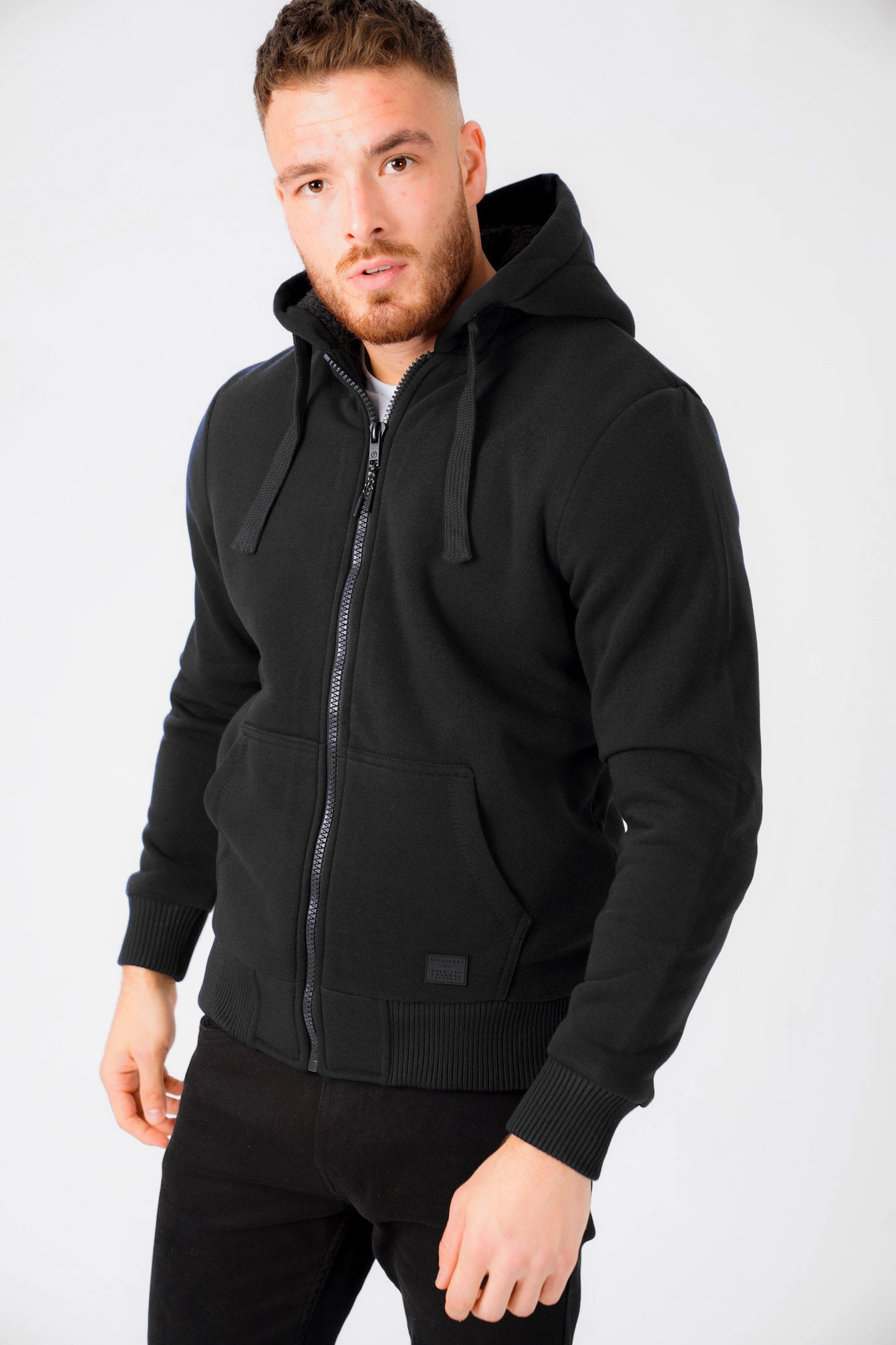 Hoodies / Sweatshirts Bolo 2 Zip Through Chunky Hoodie With Borg Lining In Black - Dissident / M - Tokyo Laundry