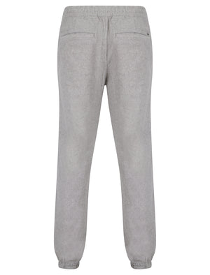 Fira Cotton Linen Comfort Fit Elasticated Waist Trousers in Grey - triatloandratx