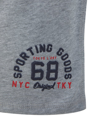 Sporting Goods Brushback Fleece Jogger Shorts in Light Grey Marl - triatloandratx