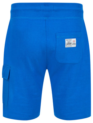 Siding Multi-Pocket Brushback Fleece Jogger Shorts in Jet Blue - triatloandratx