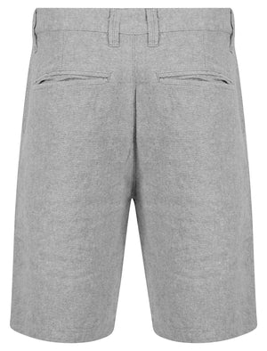 Kahana Cotton Linen Chino Shorts in Grey - triatloandratx