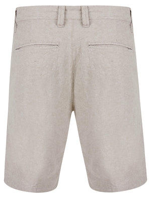 Kahana Cotton Linen Chino Shorts in Nomad Sand - triatloandratx