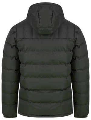 Tacito Micro-Fleece Lined Quilted Puffer Jacket with Hood in Unexplored - triatloandratx