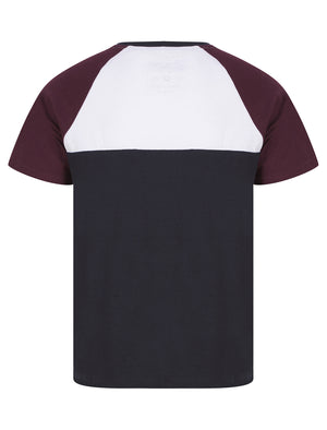 Gregge 2pc Cotton T-Shirt and Shorts Lounge Set in Winetasting - triatloandratx