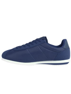 navy fashion trainers