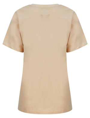 Original Motif Cotton Jersey T-Shirt in Moonlight Stone - triatloandratx