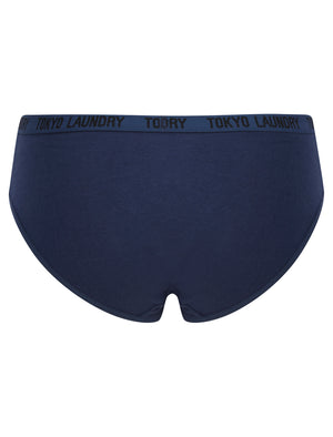 Trudy (5 Pack) Cotton Assorted Briefs in Amberglow / Infinity / Dress Blue / Light Grey Marl / Mid Grey Marl - triatloandratx